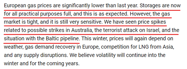 Equinor earnings call